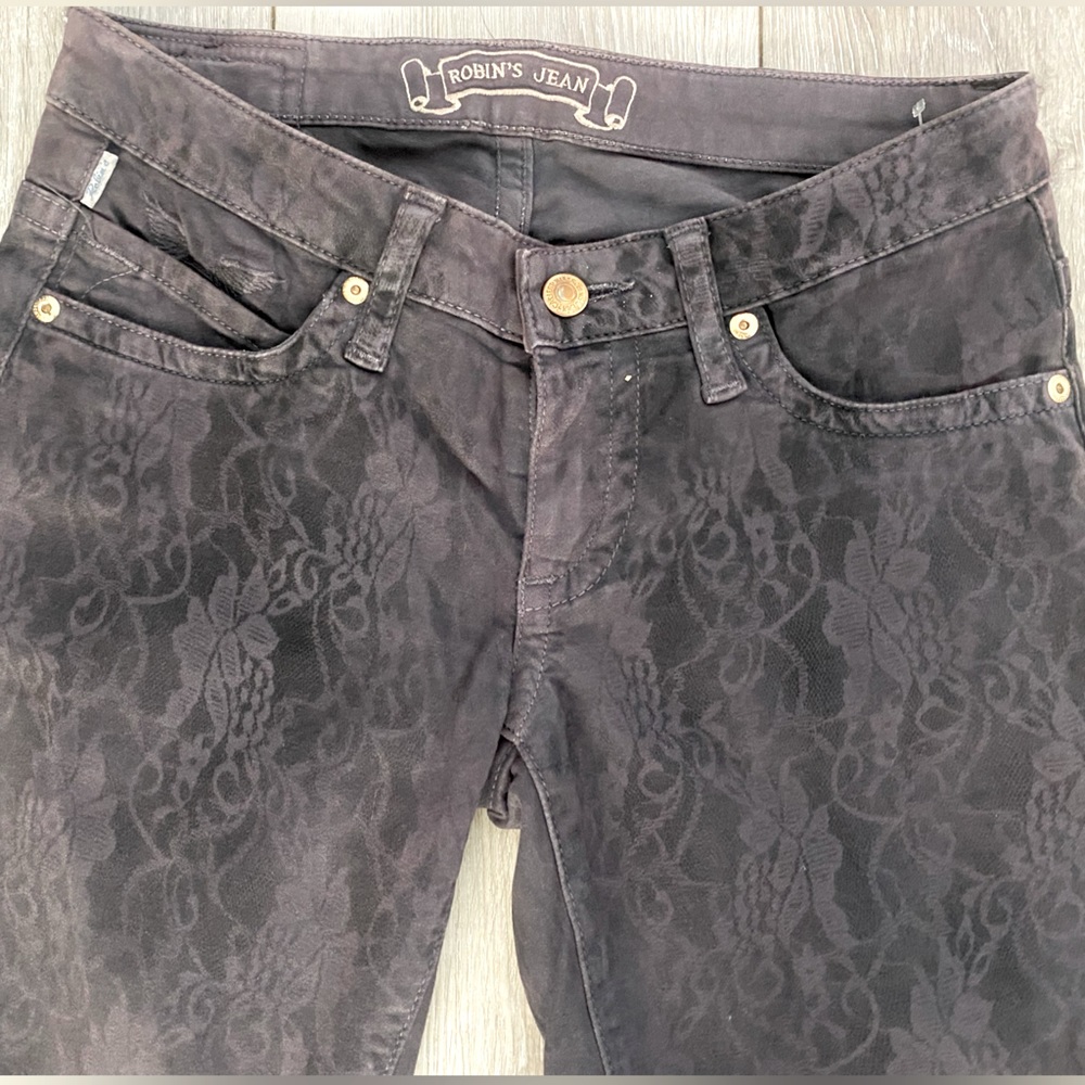 Robins Jeans lace dyed jeans